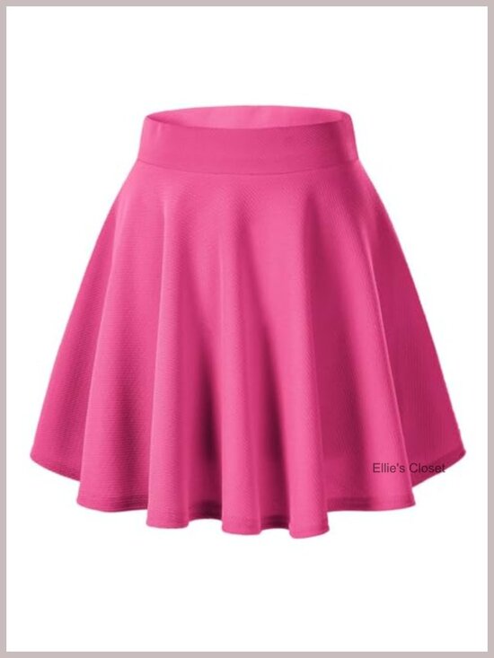 Dresses & Skirts - Stretchy Flared Mini Skater Skirt A-Line Casual